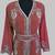 Maroon Silver stone and  Beads  Moroccan Kaftan With hijab 