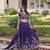 Purple Silk Sequins Embroidered Lehenga Choli And Duptta