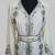 Off-White Silver stone and  Beads  Moroccan Kaftan With hijab 