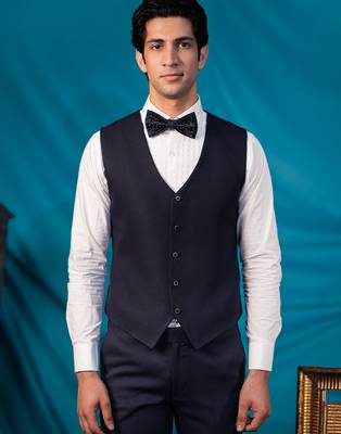 purple embroidered tuxedo for men wedding wear 3
