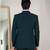 peacock green embroidered tuxedo set for men