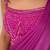 Magenta embroidered satin saree
