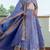 BLUE TISSUE Sequin AND THREAD LEHENGA & BLOUSE AND DUPATTA