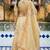BROWN TISSUE HAND LEHENGA & BLOUSE AND DUPATTA