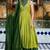 GREEN SILK Embroidered KURTA AND SKIRT AND DUPATTA
