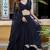 BLACK GEORGETTE LACE LEHENGA BLOUSE AND DUPATTA