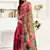   onion pink linen floral saree