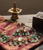 Royal Pearl & Crystal Jewelry Set