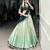 Green sequins zari weaving chaniya choli