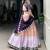 Peach Sequins Zari weaving Chaniya Choli 