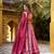 Pink batik printed dola silk lehenga choli & dupatta