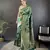 green soft banarasi silk blend floral & ethnic motifs meenakari zari weaving banarasi saree