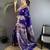purple soft silk blend paisley zari woven banarasi saree