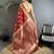 maroon soft silk blend paisley zari woven banarasi saree