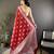 maroon soft silk blend floral motifs banarasi saree
