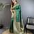 green lichi silk blend zari weaving motif banarasi saree
