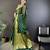 elora green organza silk blend polka dot zari weaving banarasi saree
