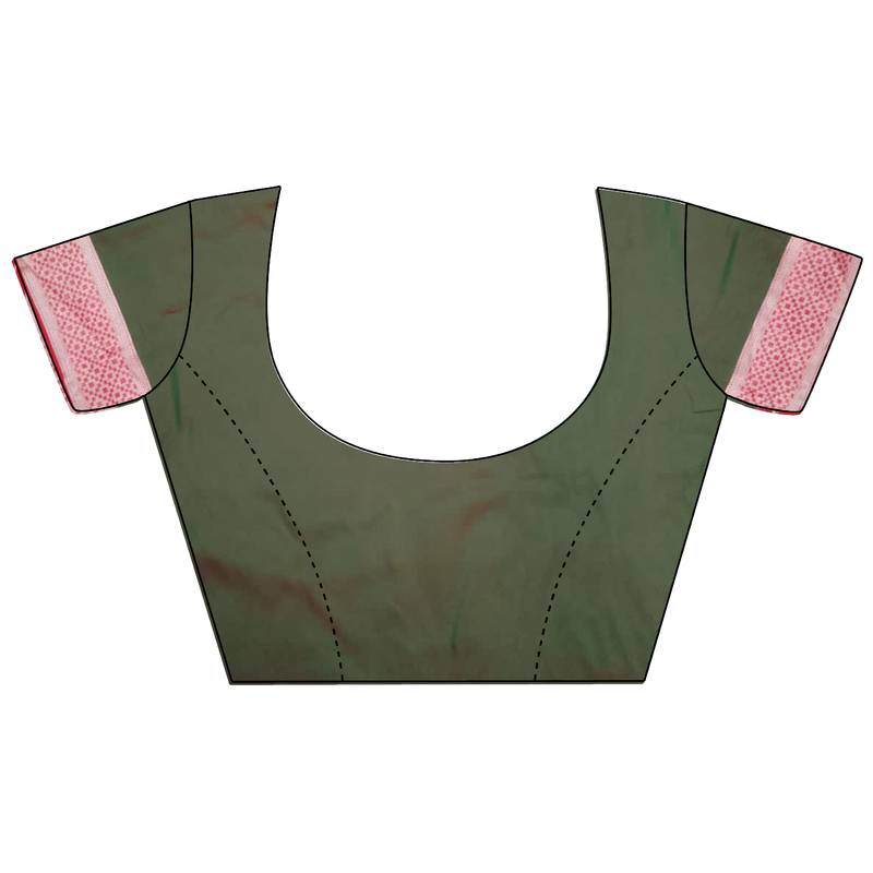 rani pink soft lichi silk blend elephant & floral motifs minakari work banarasi saree