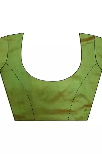 olive green soft lichi silk blend jacquard butti zari weaving paithani saree
