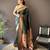 green soft lichi silk blend jacquard butti zari weaving paithani saree