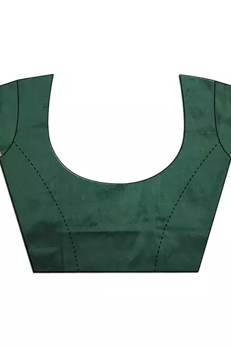 green soft lichi silk blend jacquard butti zari weaving paithani saree