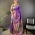purple soft silk blend zari woven floral motifs paithani saree