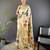 off-white soft silk blend zari woven floral motifs paithani saree