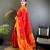 red soft silk blend zari butti motifs patola saree