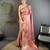 dusty pink soft satin silk blend floral & paisley motifs banarasi saree