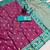 Wine Khadi Georgette silk blend Saree