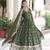 Green sequins Zari embroidered Kurti with dupatta