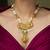 Gold plated temple necklace set