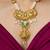 Gold plated temple necklace set