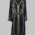 Black Goldan stone and  Beads  Moroccan Kaftan With hijab 