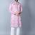 Men’s pink embroidered kurta – festive & wedding wear traditional kurta