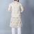Men’s beige embroidered kurta – festive & wedding wear traditional kurta