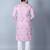 Men’s pink embroidered kurta – festive & wedding wear traditional kurta