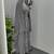 Grey Silver stone and  Beads  Moroccan Kaftan With hijab 