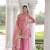 Pink Embroidered salwar suit with dupatta