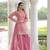 Pink Embroidered salwar suit with dupatta