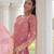 Pink Embroidered salwar suit with dupatta