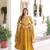 Yellow sequins Zari embroidered Kurti with dupatta
