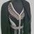  Black Silver stone and  Beads  Moroccan Kaftan With hijab 