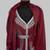 Maroon Silver stone and  Beads  Moroccan Kaftan With hijab 