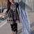 Blue Zari Embroidered Salwar Kameez