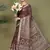 Brown astita tayari cotton saree with inner & pocket