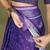 Purple astita tayari vol-2 ready-to-wear cotton saree with inner & pocket | casual & uniform wear