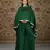 Green vichitra silk cape palazzo set