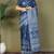 Navy blue astita tayari vol-2 ready-to-wear cotton saree with inner & pocket | casual & uniform wear