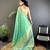 sea_green banarasi lichi silk blend   sea green   meenakari weaving saree with unstitched blouse